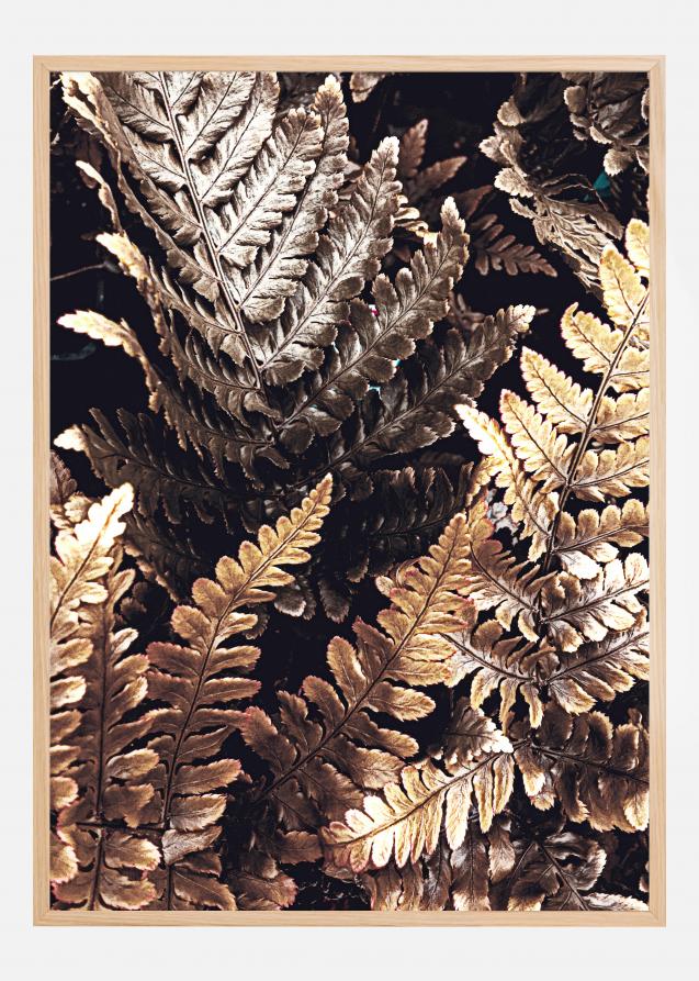 Bildverkstad Golden Leaves Poster