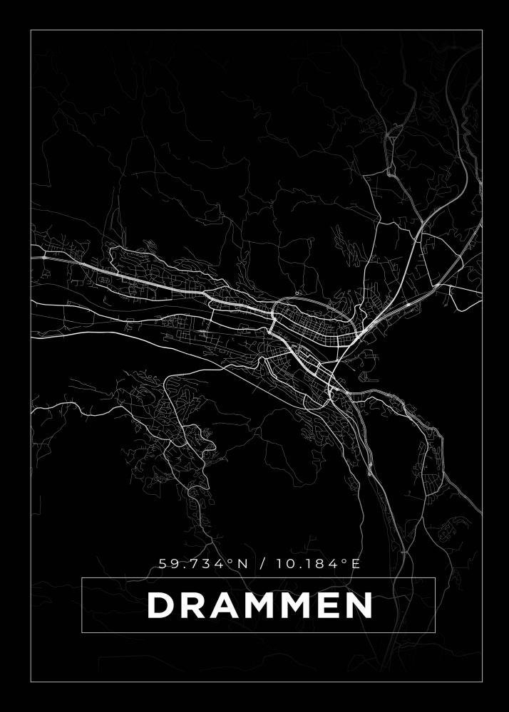 Bildverkstad Map - Drammen - Black