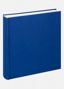 Walther Cloth Fotoalbum Blau - 28x29 cm (100 weie Seiten / 50 Blatt)