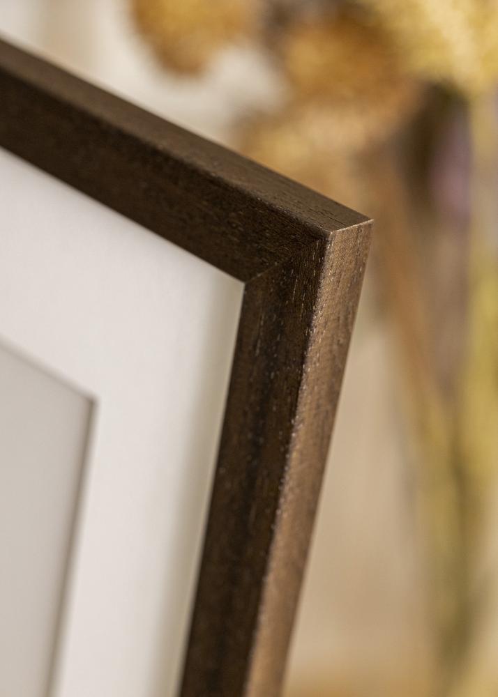 Galleri 1 Rahmen Brown Wood Acrylglas 21x29,7 cm (A4)