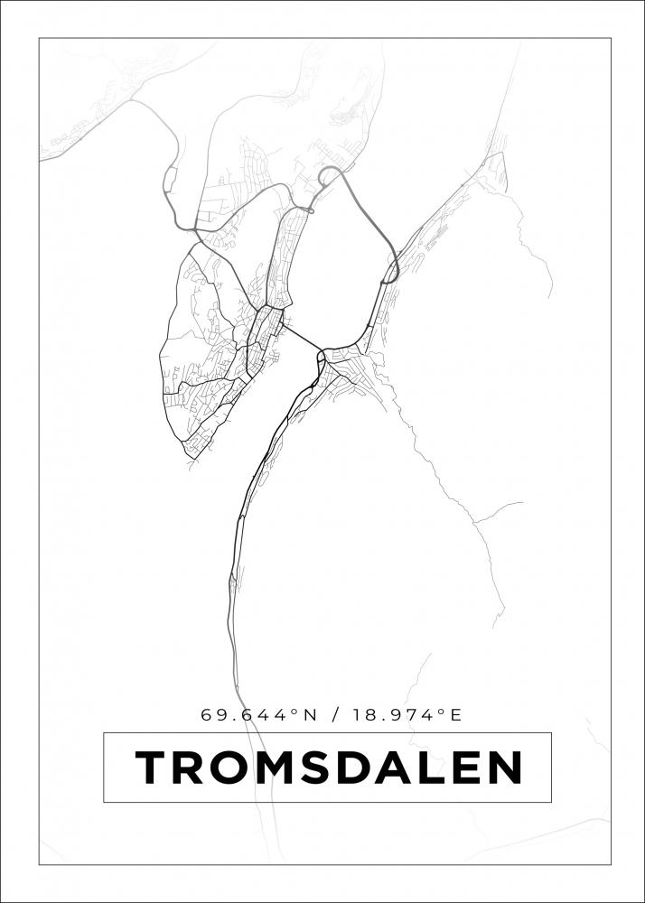 Bildverkstad Map - Tromsdalen - White