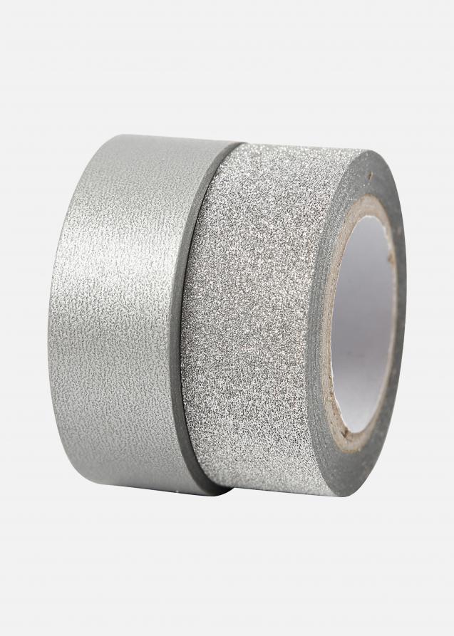 Creativ Company Washi Tape Silber - 15 mm