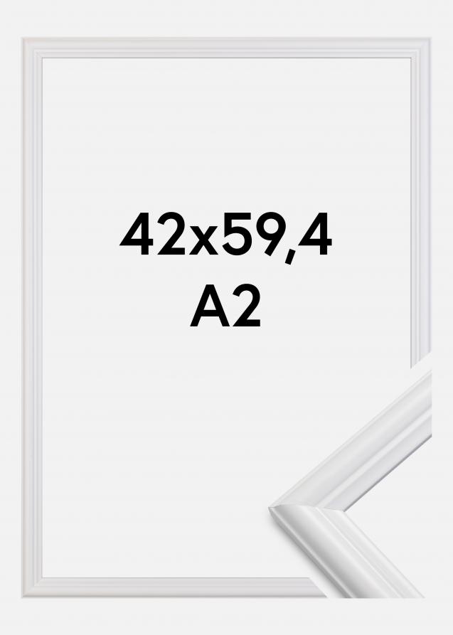 Galleri 1 Rahmen Siljan Acrylglas Weiß 42x59,4 cm (A2)