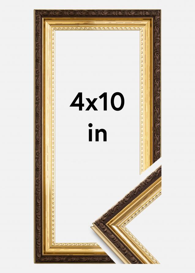 Galleri 1 Rahmen Abisko Acrylglas Gold 4x10 inches (10,16x25,4 cm)