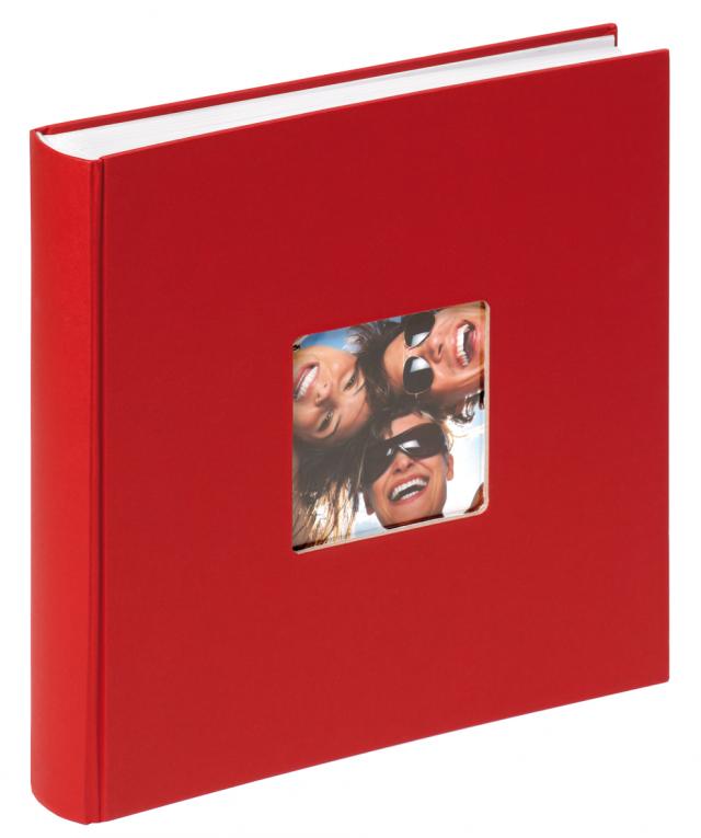 Walther Fun Album Rot - 30x30 cm (100 weiße Seiten / 50 Blatt)