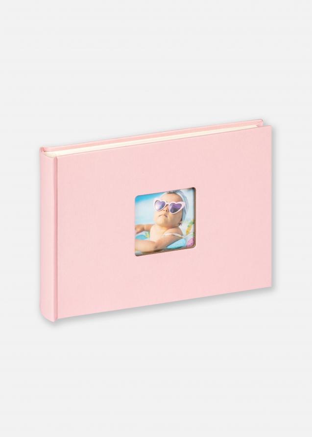 Walther Fun Babyalbum Rosa - 22x16 cm (40 weiße Seiten/20 Blatt)