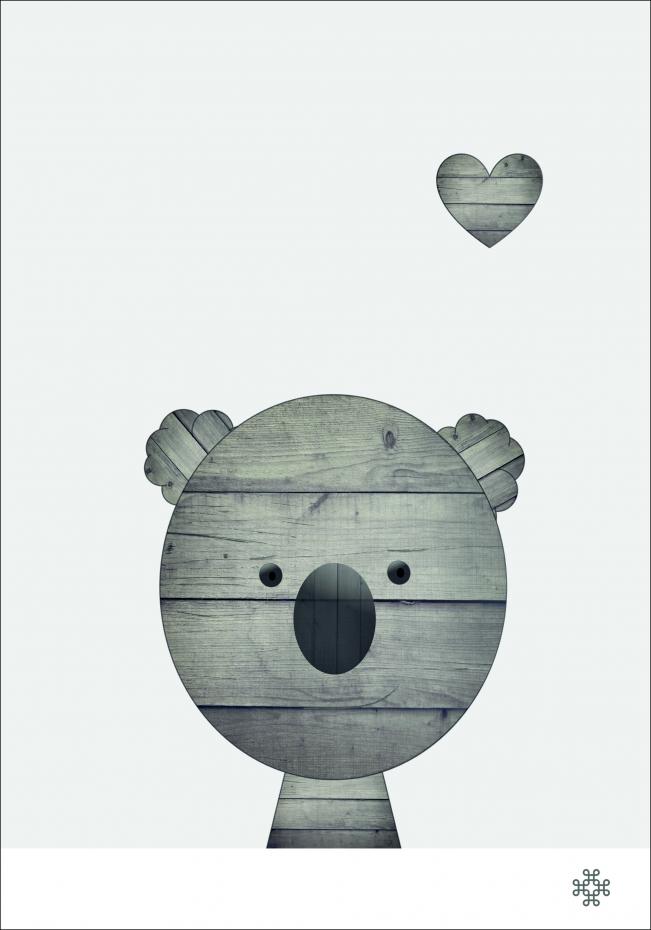 Bildverkstad Wood koala Poster