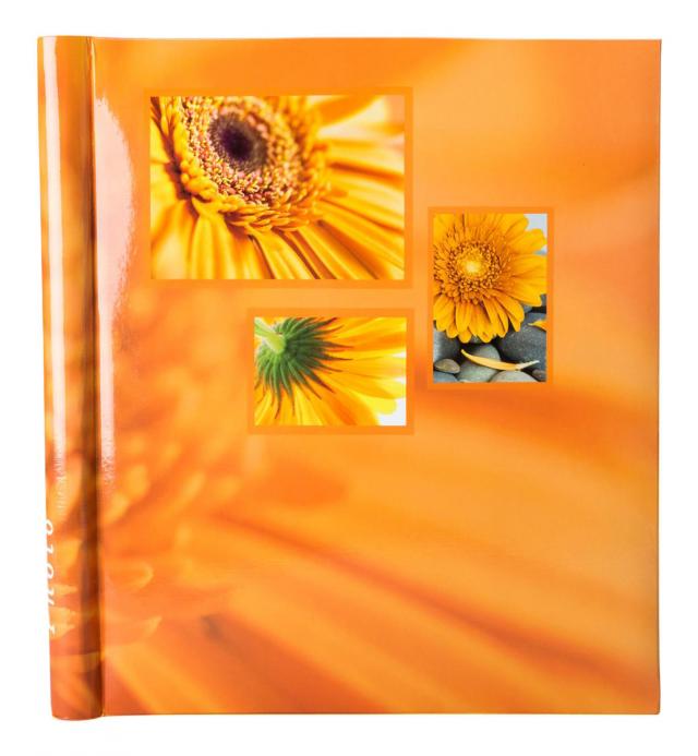 Difox Singo Album selbstklebend Orange (20 weiße Seiten / 10 Blatt)