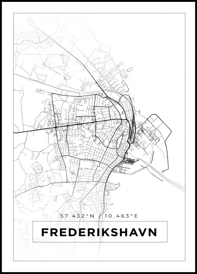 Bildverkstad Map - Frederikshavn - White