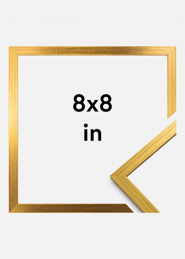 Galleri 1 Rahmen Edsbyn Gold 8x8 inches (20,32x20,32 cm)