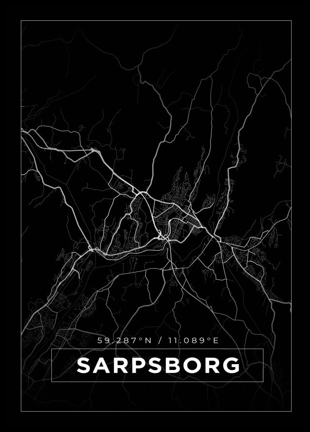 Bildverkstad Map - Sarpsborg - Black