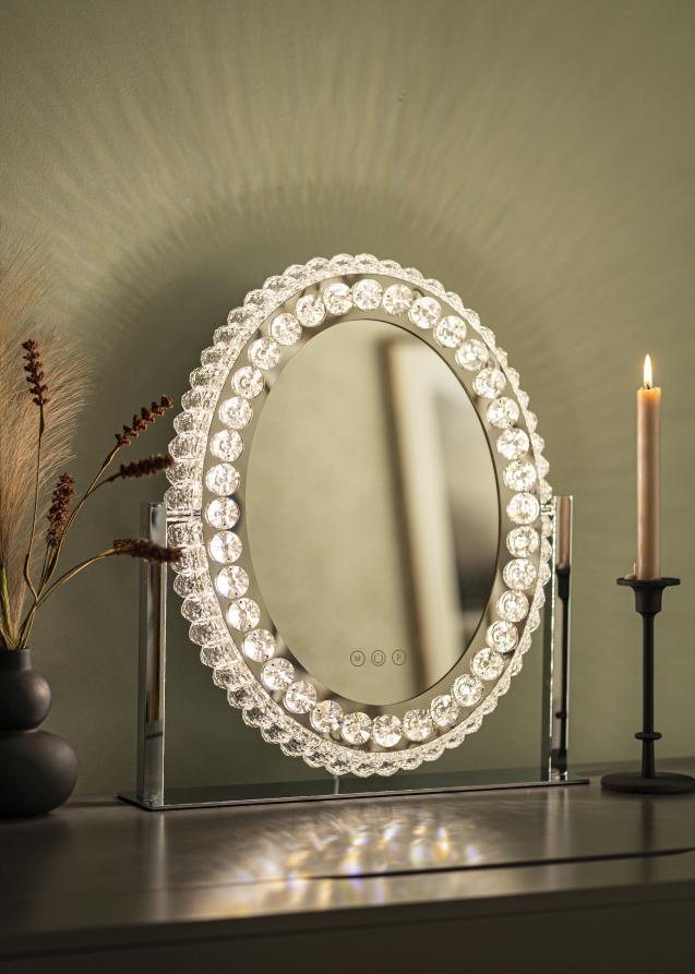 KAILA KAILA Kosmetikspiegel Crystal LED 40x50 cm