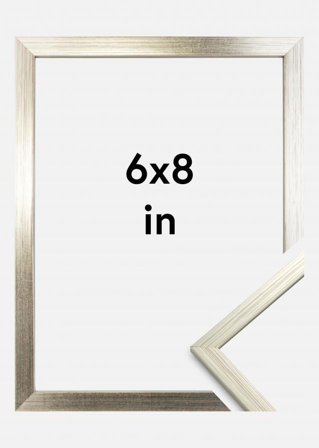 Galleri 1 Rahmen Edsbyn Silber 6x8 inches (15,24x20,32 cm)