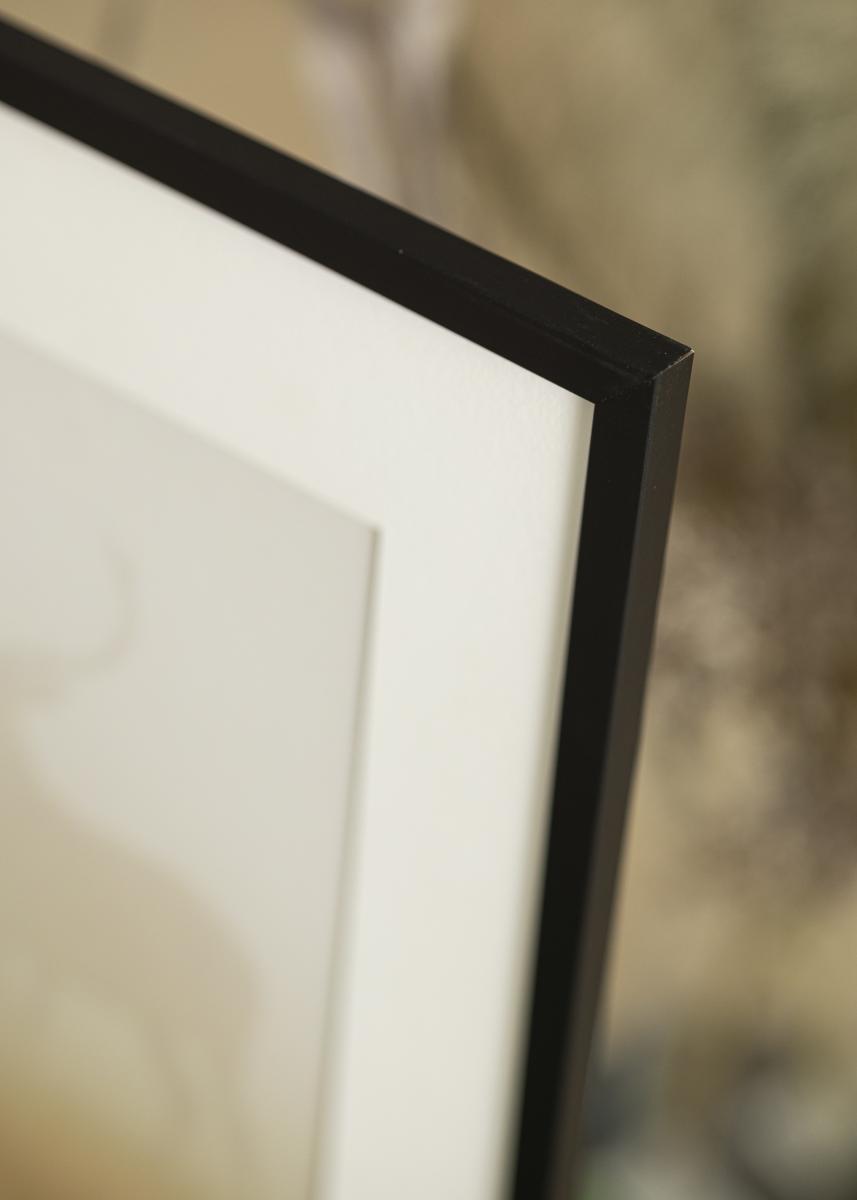 Galleri 1 Rahmen Edsbyn Acrylglas Schwarz 40x40 cm