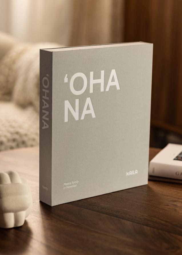KAILA KAILA 'OHANA - Coffee Table Photo Album (60 Schwarze Seiten)