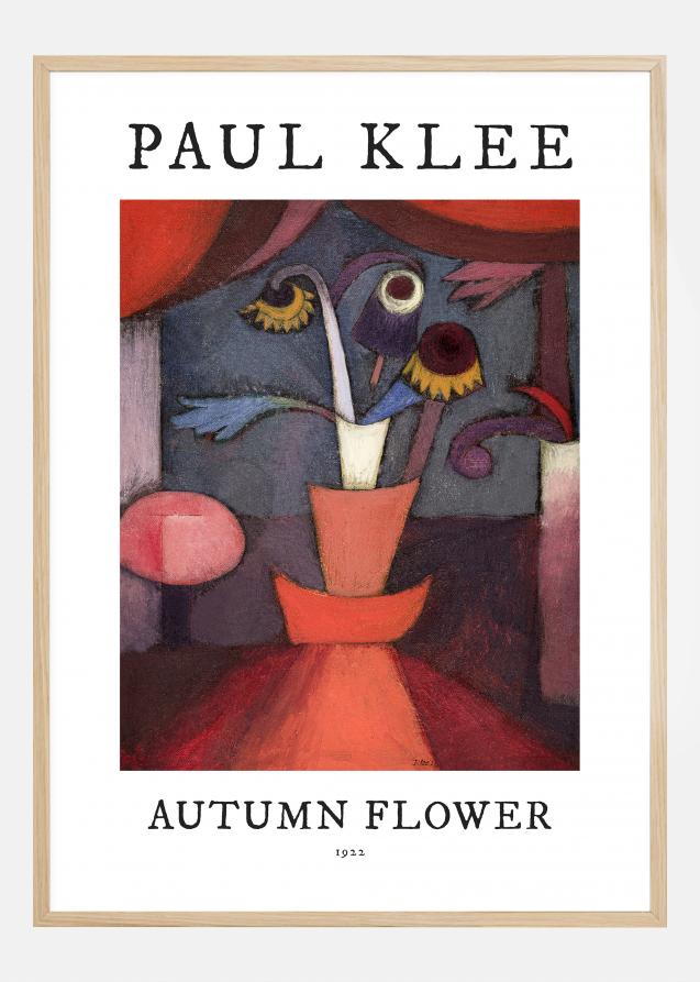 Bildverkstad Paul Klee - Autumn Flower 1922 Poster