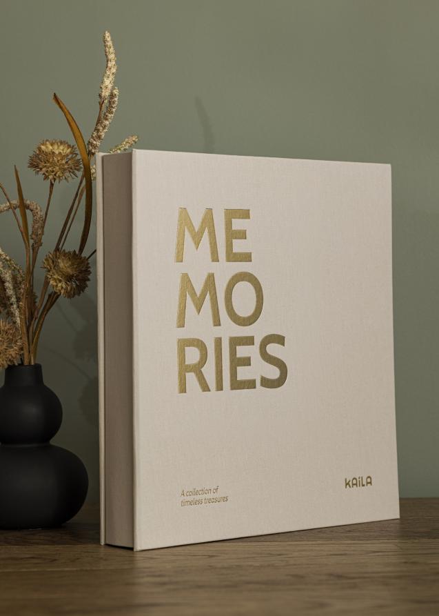 Innova Décor KAILA FOTOALBUM MEMORIES Cream - 600 Bilder i 10x15 cm