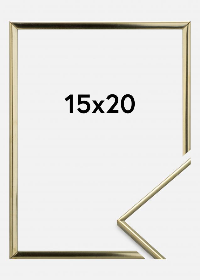 Eiri Kehykset Rahmen Slät Metall Gold 15x20 cm