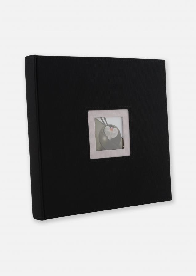 Walther Black & White Album Schwarz - 26x25 cm (50 schwarze Seiten / 25 Blatt)