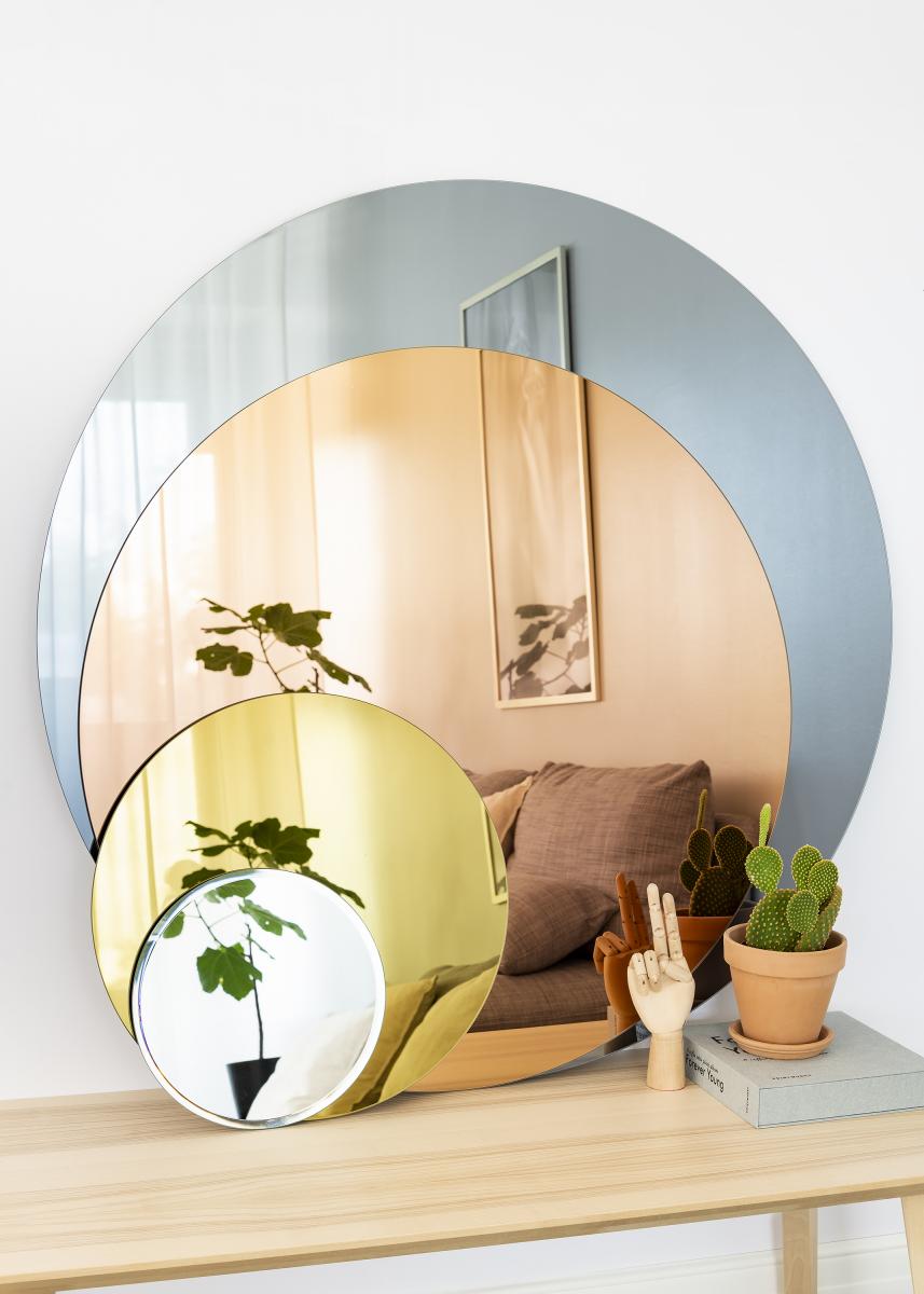 kaila runder spiegel rose gold 110 cm Ø