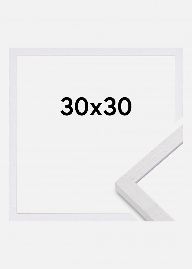 Mavanti Rahmen Glendale Matt Antireflexglas Weiß 30x30 cm