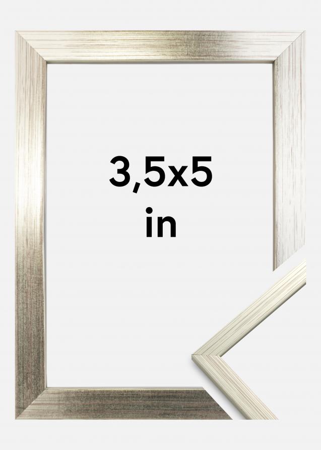 Galleri 1 Rahmen Edsbyn Silber 3,5x5 inches (8,89x12,7 cm)