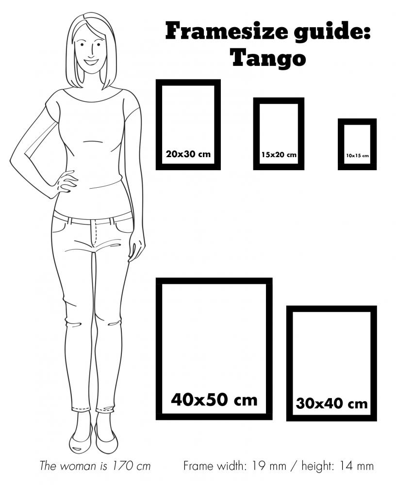 Focus Rahmen Tango Ljusrot 18x24 cm