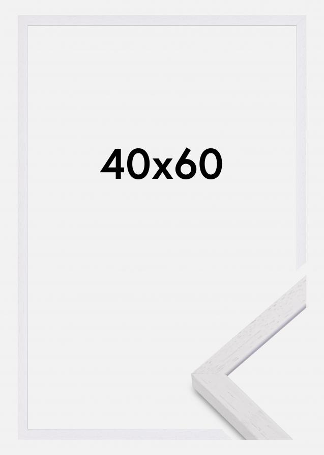 Mavanti Rahmen Glendale Matt Antireflexglas Weiß 40x60 cm