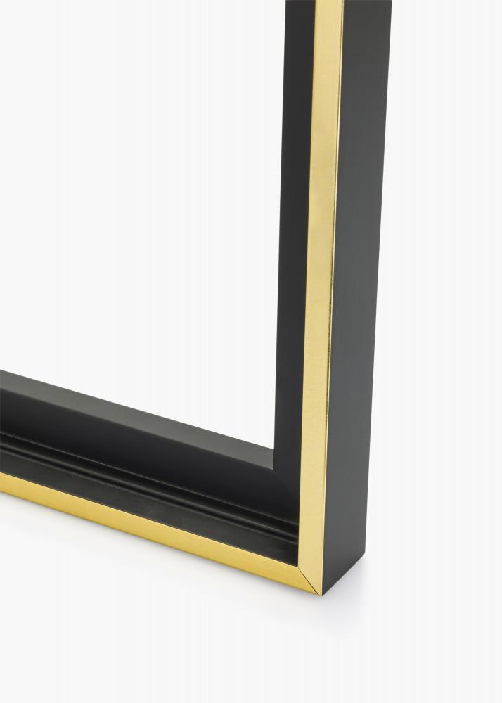 Mavanti Rahmen fr Leinwand Tacoma Schwarz / Gold 45x60 cm
