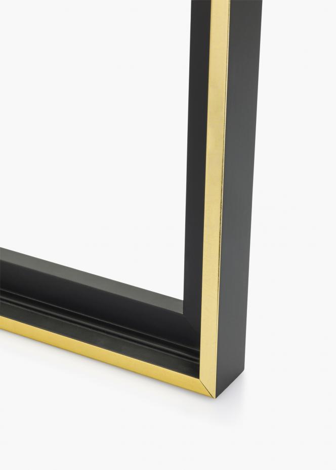 Mavanti Rahmen fr Leinwand Tacoma Schwarz / Gold 20x50 cm