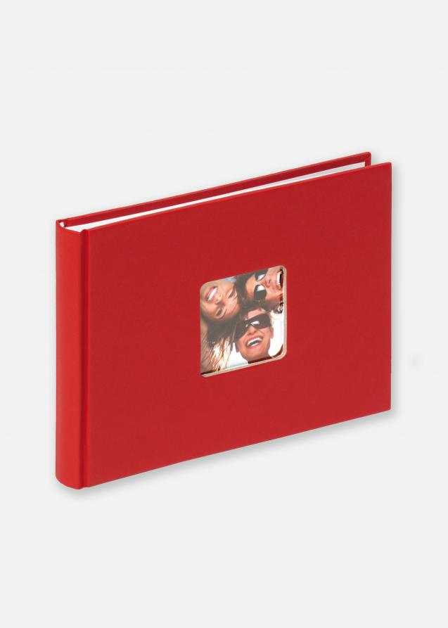 Walther Fun Album Rot - 22x16 cm (40 weiße Seiten / 20 Blatt)