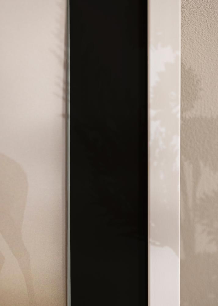 Ram med passepartou Rahmen Stilren Wei 40x50 cm - Passepartout Schwarz 12x16 inches
