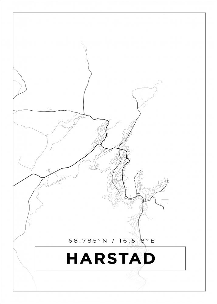 Bildverkstad Map - Harstad - White