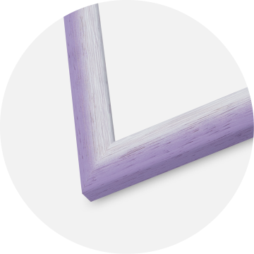 Jämtlands Ramfabrik Rahmen Cornwall Acrylglas Helllila 21x29,7 cm (A4)