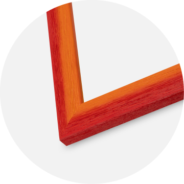 Jämtlands Ramfabrik Rahmen Cornwall Acrylglas Rot 21x29,7 cm (A4)