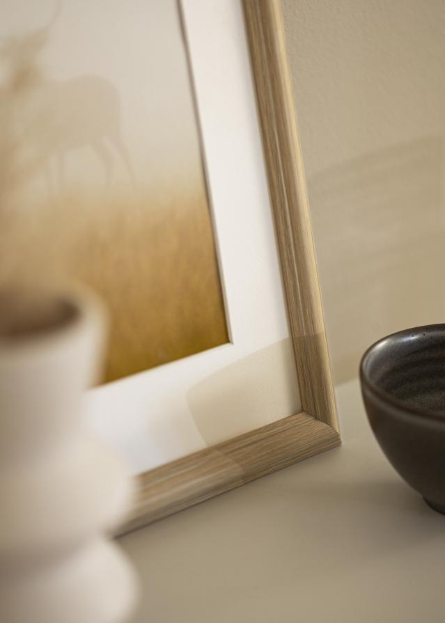 Jämtlands Ramfabrik Rahmen Västkusten Acrylglas Eiche 24x36 inches (60,94x91,44 cm)