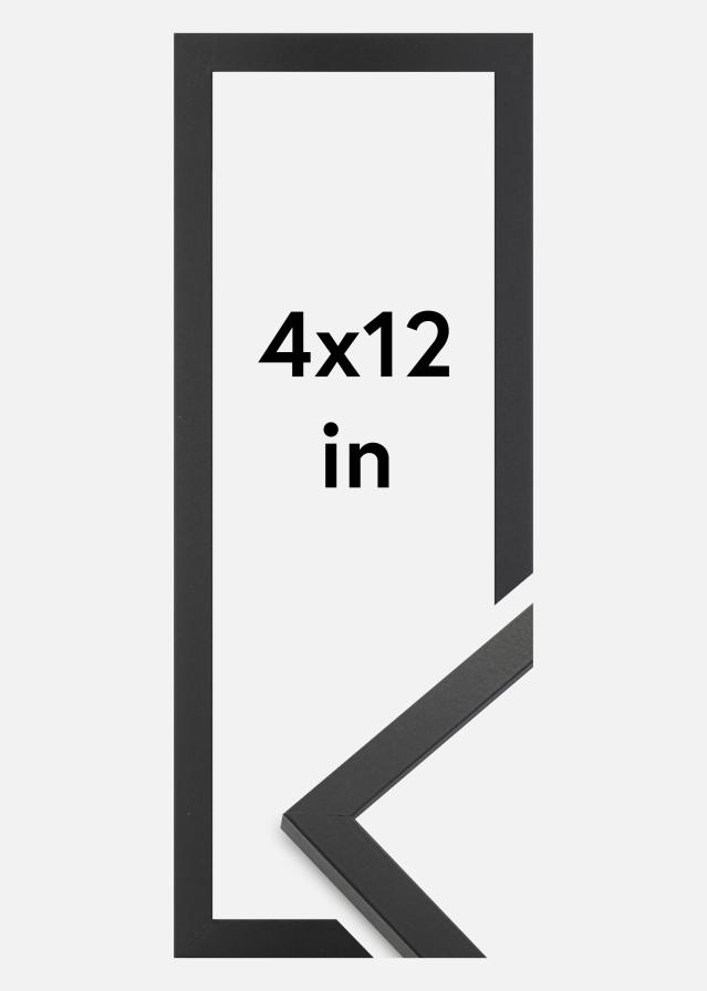 Artlink Rahmen Trendy Acrylglas Schwarz 4x12 inches (10,16x30,5 cm)