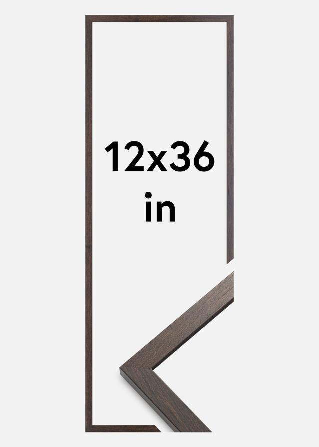 Artlink Rahmen Trendy Acrylglas Walnuss 12x36 inches (30,48x91,44 cm)