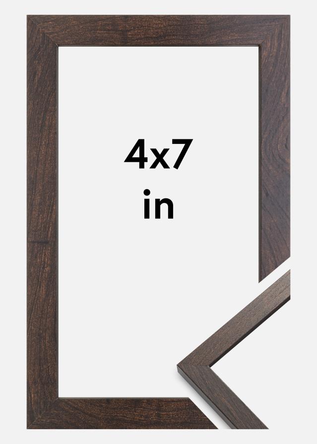 Artlink Rahmen Trendy Acrylglas Walnuss 4x7 inches (10,16x17,8 cm)