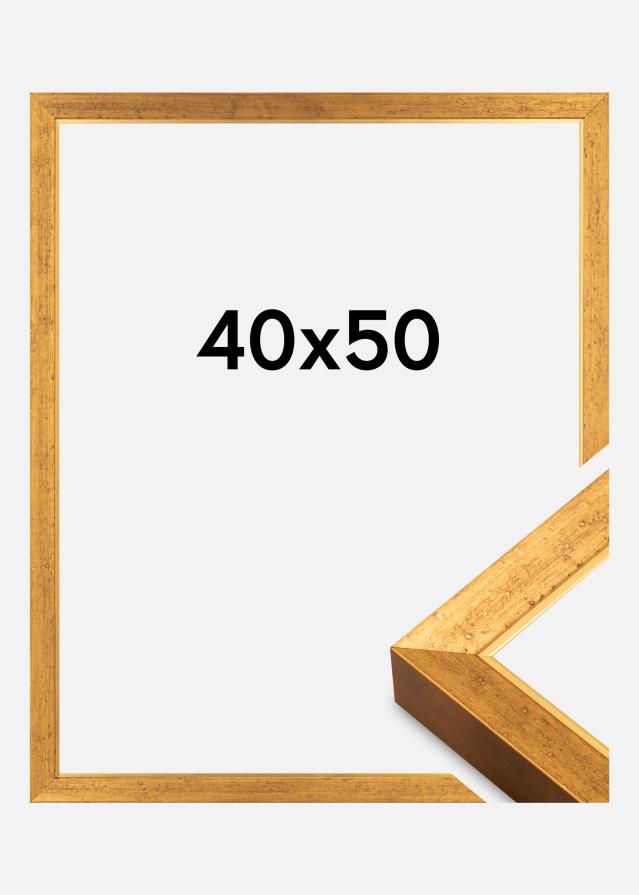 Jämtlands Ramfabrik Rahmen Brema Acrylglas Gold 40x50 cm