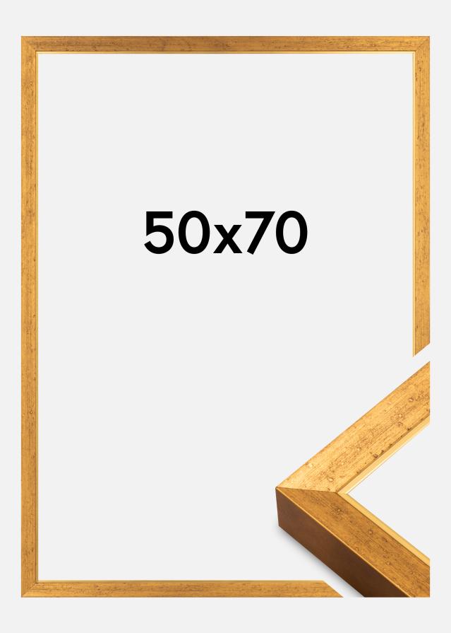 Jämtlands Ramfabrik Rahmen Brema Acrylglas Gold 50x70 cm