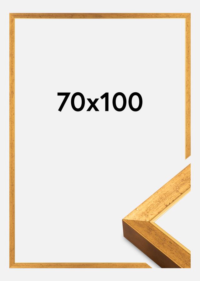 Jämtlands Ramfabrik Rahmen Brema Acrylglas Gold 70x100 cm