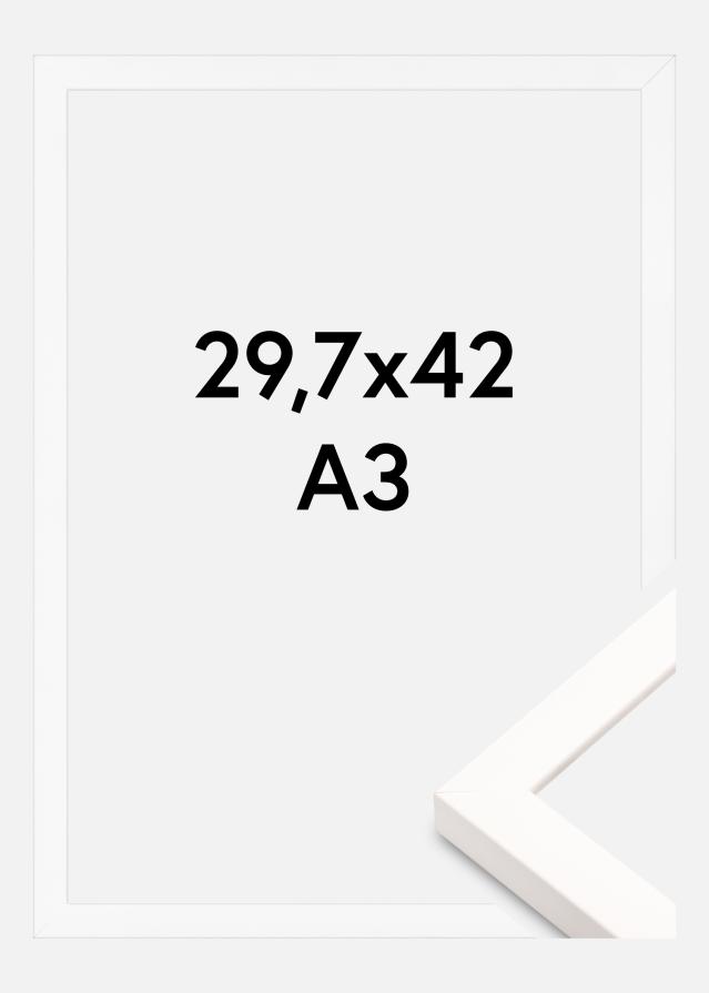 Jämtlands Ramfabrik Rahmen Brooke Acrylglas Weiß 29,7x42 cm (A3)