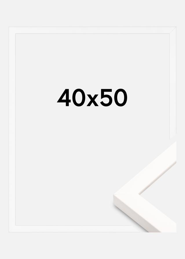 Jämtlands Ramfabrik Rahmen Brooke Acrylglas Weiß 40x50 cm