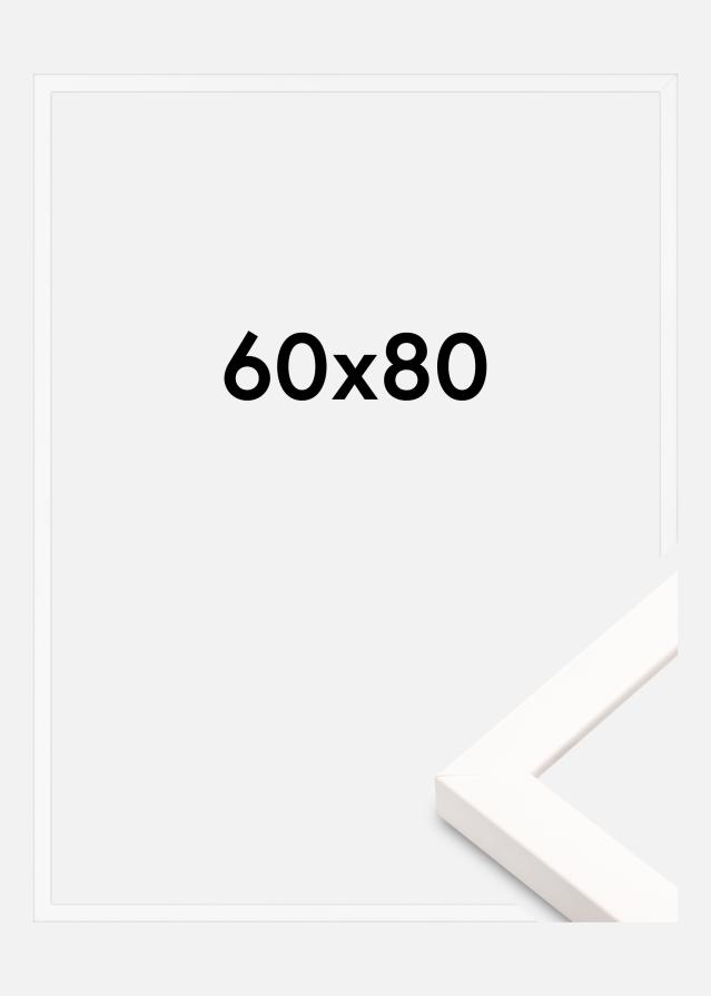 Jämtlands Ramfabrik Rahmen Brooke Acrylglas Weiß 60x80 cm