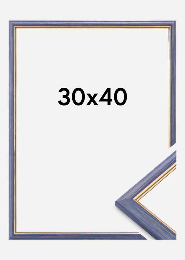 Jämtlands Ramfabrik Rahmen Claudia Acrylglas Blau 30x40 cm