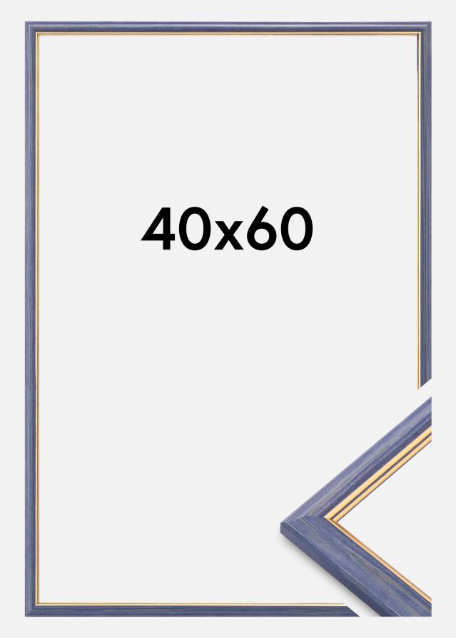 Jämtlands Ramfabrik Rahmen Claudia Acrylglas Blau 40x60 cm