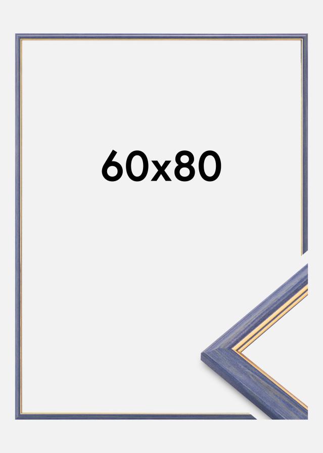 Jämtlands Ramfabrik Rahmen Claudia Acrylglas Blau 60x80 cm