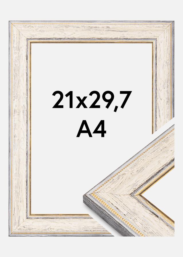 Jämtlands Ramfabrik Rahmen Fabriano Acrylglas Weiß 21x29,7 cm (A4)