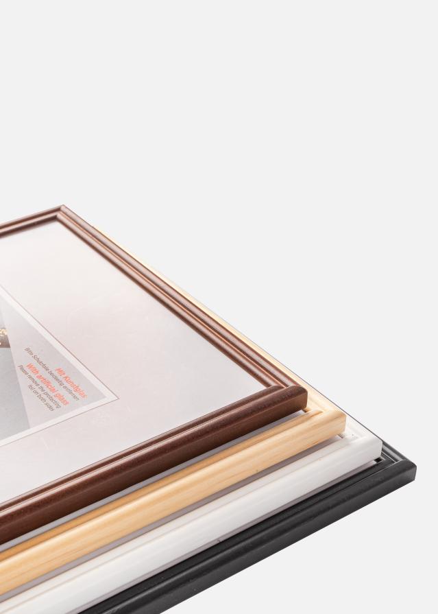 Ram med passepartou Rahmen Walther Select Natur 20x30 cm - Passepartout Weiß 10x21 cm